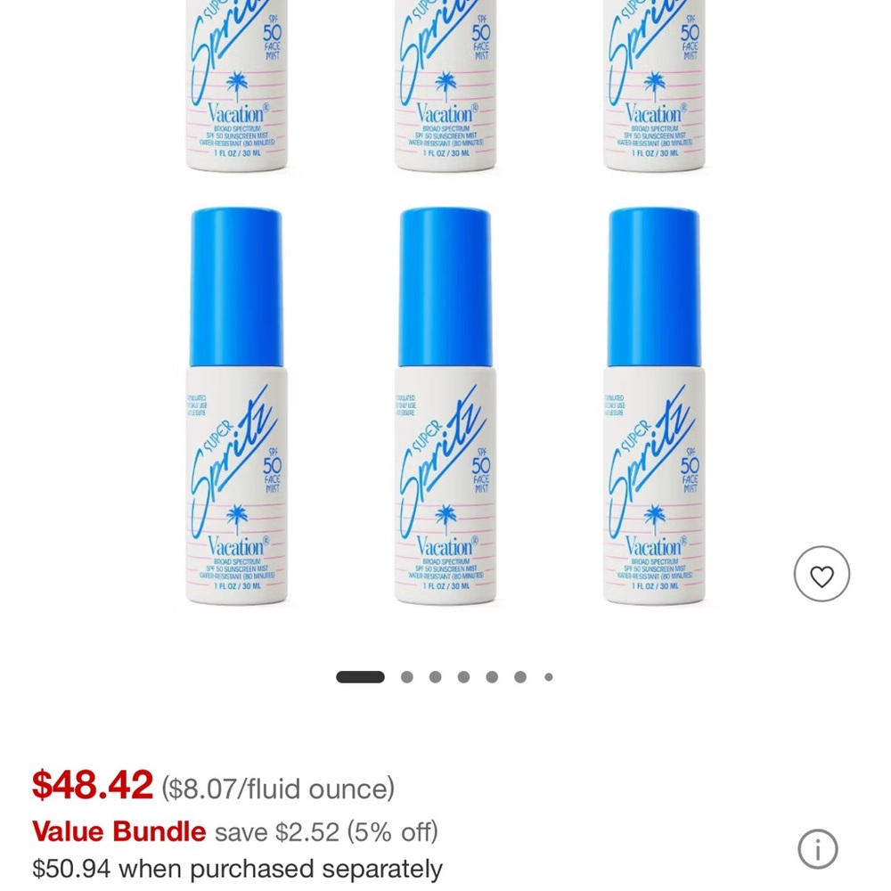 Vacation 6-Pack Mini Face Mist - Picture 5 of 10